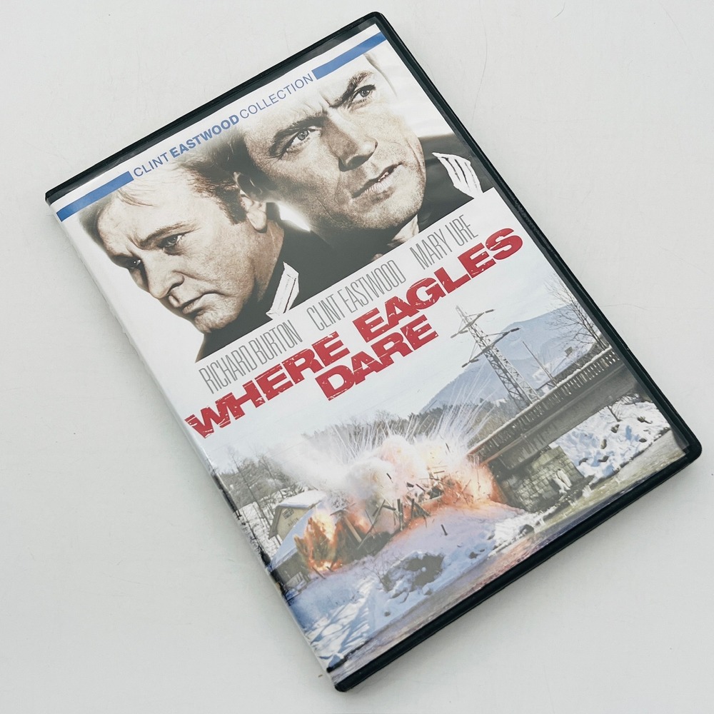 Where Eagles Dare DVD Clint Eastwood Collection Richard Burton War Widescreen